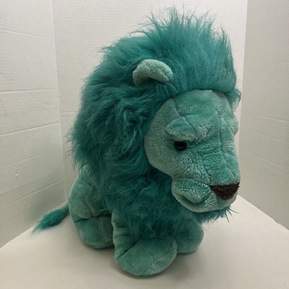 Circus Circus Large Green Lion Plush 20” Stuffed Animal